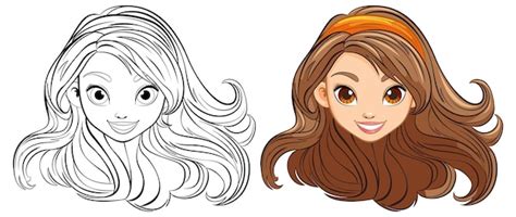 Página 2 Vetores e ilustrações de Desenho cabelo feminino para