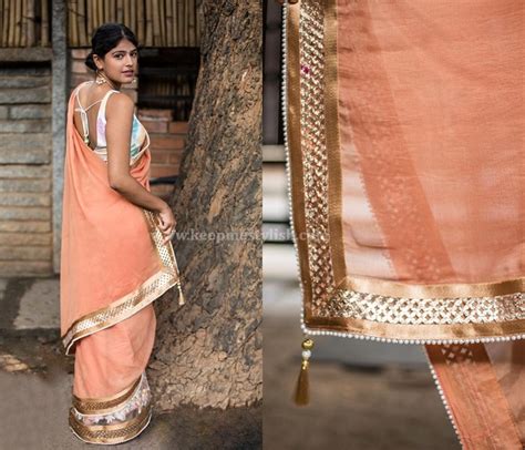 Rock Plain Sarees With Border 26 Magical Ideas To Try Keep Me Stylish