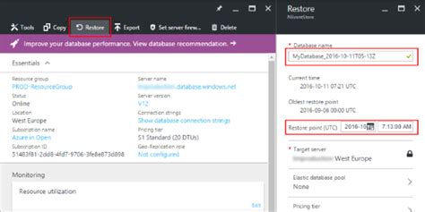 Azure Sql Databases Backups Disaster Recovery Import And Export Mikhail Shilkov