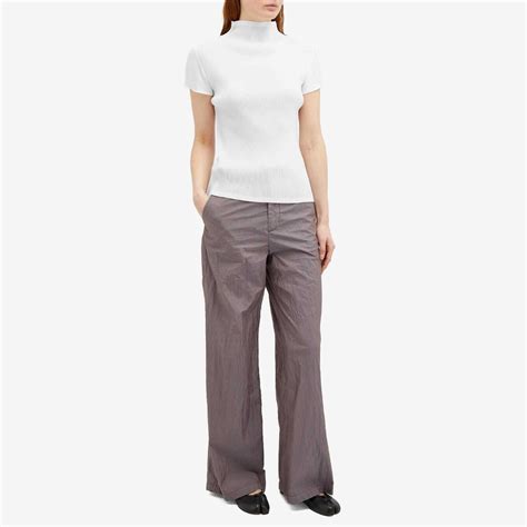 Pleats Please Issey Miyake Women S Mist Basics Top In White Pleats