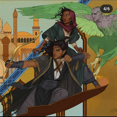 Nahri E Dara The City Of Brass By Gabriella Bujdoso In 2021 Character Art Drawing Poses