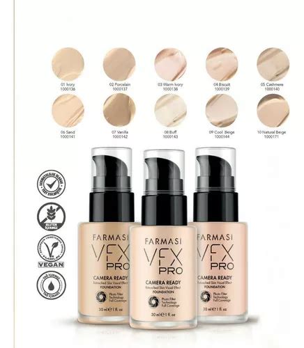 Base De Maquillaje Vfx Pro Camera Ready 30 Ml Farmasi Connieambrosio