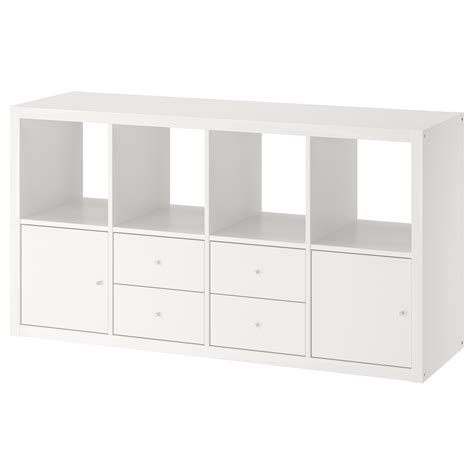 Kallax 層架組附4收納隔板 白色 147x77 公分 Ikea 線上購物