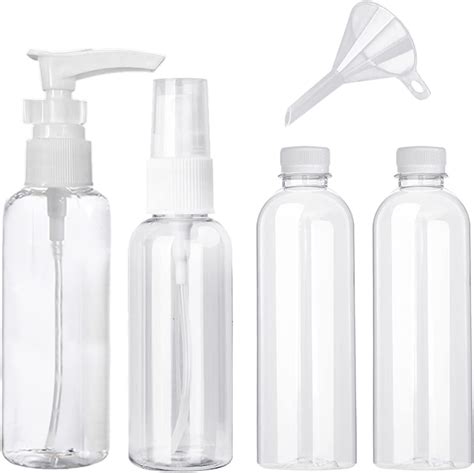 4 Pcs 100ml Travel Bottles For Toiletries Refillable Liquid Container