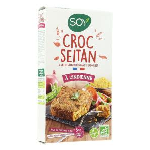 Croc seitan à l indienne BIO 2x100g