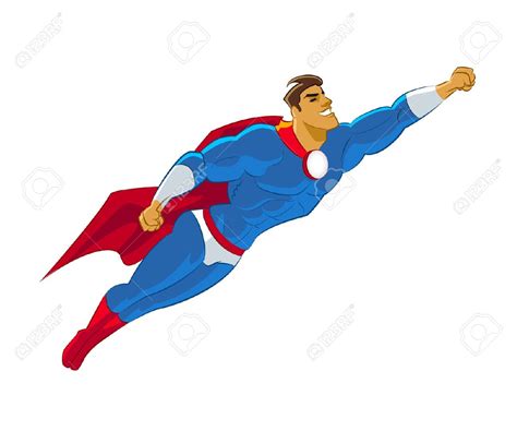 Flying Superhero Clipart Free Download On Clipartmag