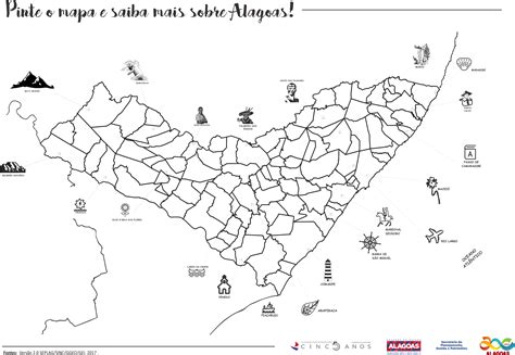 Mapa De Colorir Do Estado De Alagoas Mapa De Colorir Sobre Alagoas