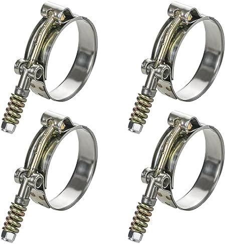 Amazon WYSIWYKA 4 Pack T Bolt Hose Clamps Stainless Steel Hose