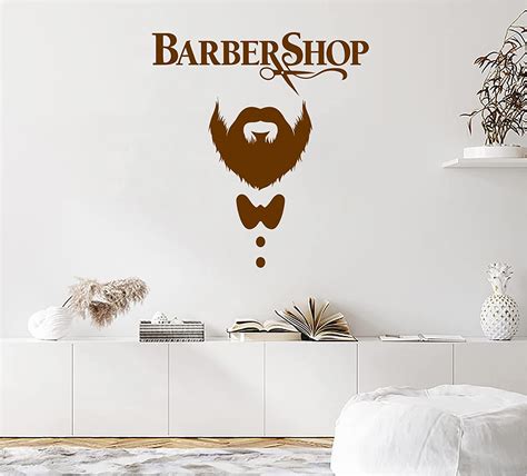 Barber Shop Wall Decal Hairdressing Salon Vinyl Sticker Decals Beauty