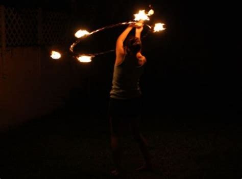 Learn The Fire Hooping Basics