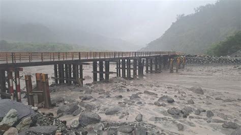 南橫明霸克露橋鋼便橋遭土石流沖損 高雄桃源區3里淪孤島 生活 自由時報電子報