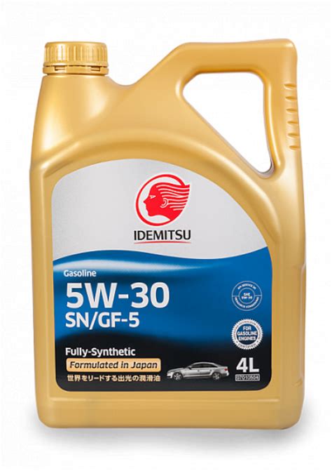 Купить масло моторное idemitsu 5w-30 sn синтетическое 4л (по 6 ...