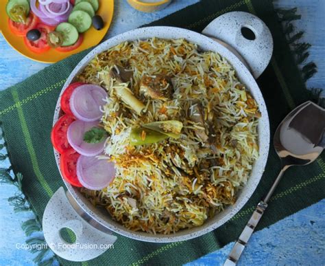 Mutton Zafrani Biryani Food Fusion