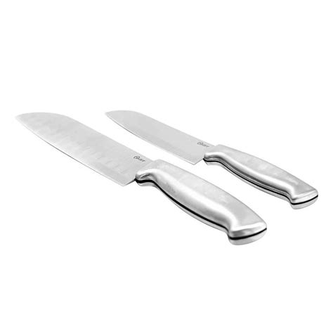 Set De Cuchillos Oster 2Pzs Santoku Acero Inoxidable 91602 02 INCHE