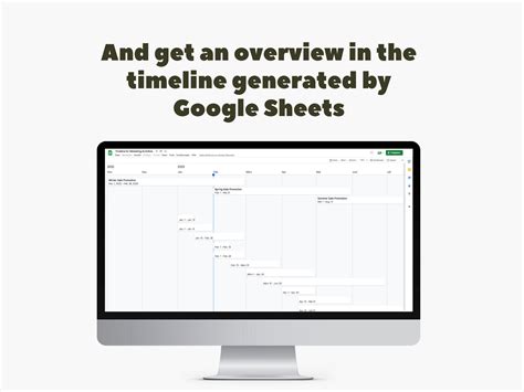 2023 Marketing Gantt Timeline for Planning Marketing Campaigns Google ...