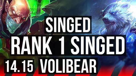 Singed Vs Volibear Top Rank Singed Games Eune Challenger