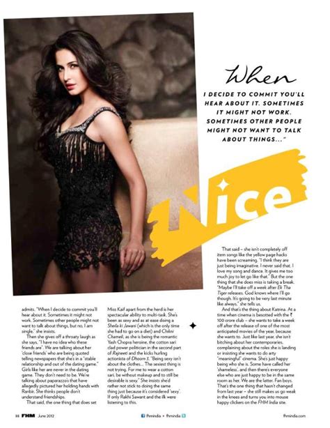 Katrina Kaif S Fhm Magazine India July Stills M News