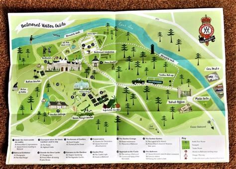 Balmoral illustrated visitor map - Bek Cruddace Illustration