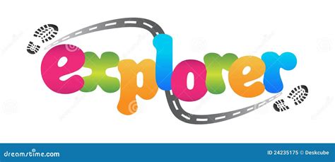 Explorer Logo Cartoon Vector | CartoonDealer.com #24235175