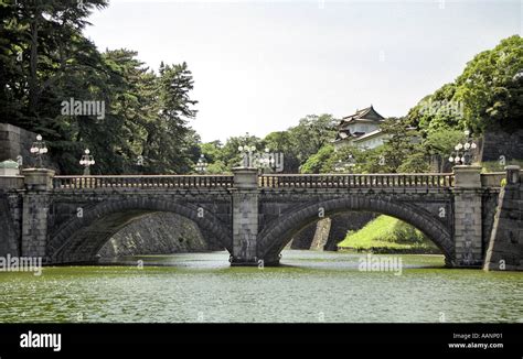 Meganebashi Bridge Eyeglass Bridge In Front Of The Inner Imperial