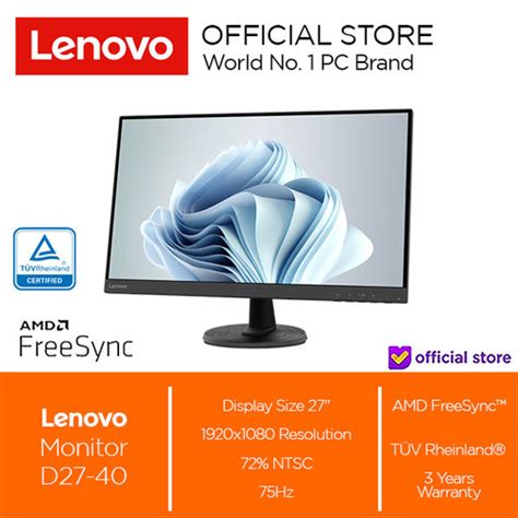 Promo Monitor Led Lenovo D Va Hz Ms Hdmi Vga Eye Caring