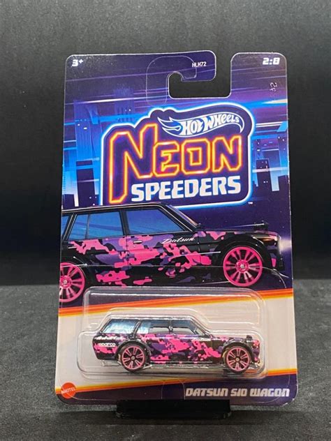 Hot Wheels Datsun Wagon Neon Speeders Carshoping