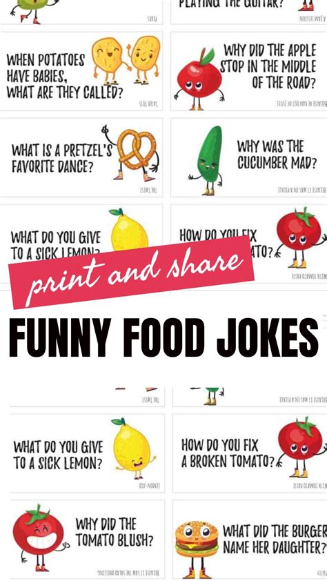 125 Funny Food Jokes To Print And Share Skip To My Lou Di 2024