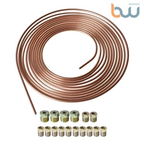 Foot Roll Coil Od Copper Nickel Brake Line Tubing Kit