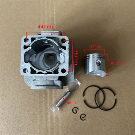 34MM CYLINDER PISTON RING FIT FOR ECHO SRM260 SRM 260 PB 260 SRM 261 PB