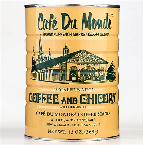 Coffee and Chicory Decaf • Cafe Du Monde New Orleans