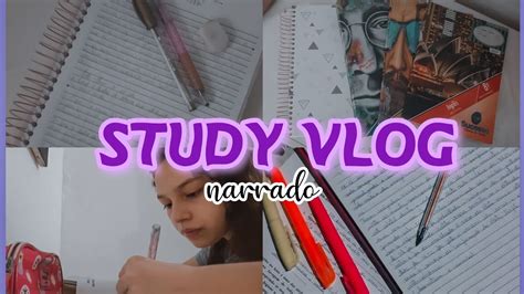 Study Vlog Organização desacumulando matéria YouTube