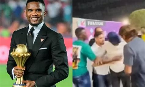 Mondial Une Violente Bagarre Clate Entre Samuel Eto O Et Un