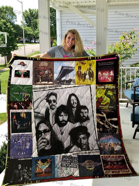 The Doobie Brothers Albums Cover Poster Quilt - Roomloving