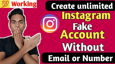 How To Create Unlimited Instagram Fake Account 2020 Instagram Par