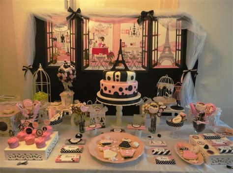 French Parisian Birthday Party Ideas Photo 1 Of 14 Catch My Party