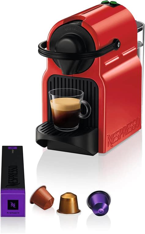 Krups Xn Inissia Nespresso Ruby Red Amazon Co Uk Home Kitchen