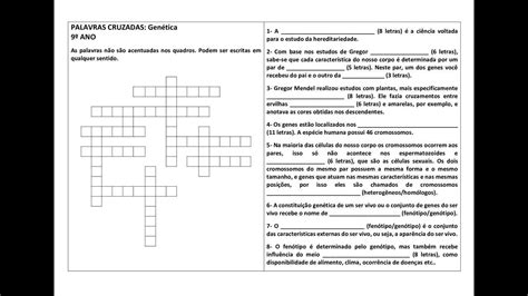 Exercicios Genetica 9 Ano - 6