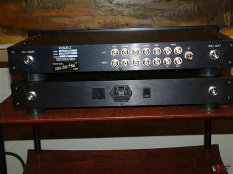 KORATO Dual Mono Tube PreAmp With PHONO Stage Separate Tube Power