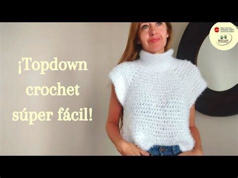 Chaleco listo en 1 día Sin costuras y rapidísimo TopDown en crochet