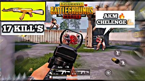 😈omg Akm Chelenge 💪 In Tdm 🔥🕹 Match Only Akm😵 17kills Bgmi