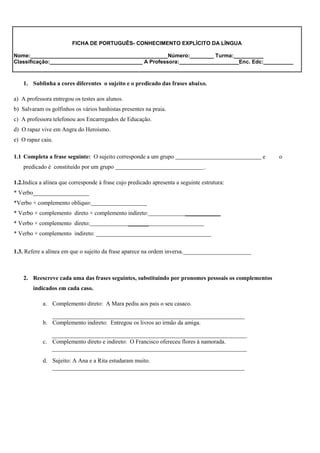 Ficha Cel Sintaxe PDF