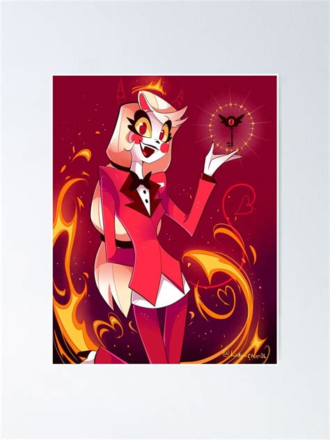 "Charlie Fanart Hazbin Hotel" Poster by Luckychan34 | Redbubble