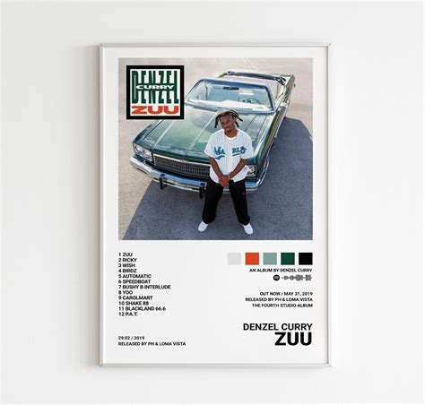 Denzel Curry Zuu Poster Album Cover Poster Print Wall Etsy