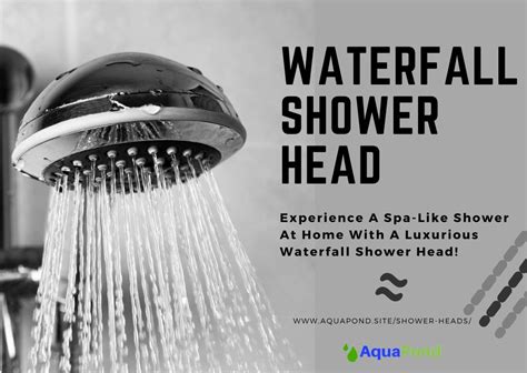 Buying a Waterfall Shower Head - Expert Advice | Aqua Pond