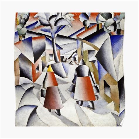 Kazimir Malevich Morning In The Village After Snowstorm Poster For