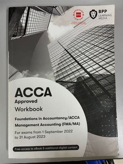 Acca Bpp Management Accounting Workbook Hobbies Toys Books