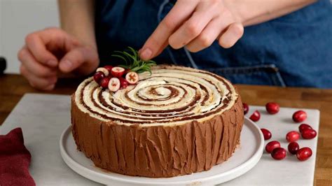 Torta Tronco Albero Di Natale Una Delizia Per Attendere Il Nuovo