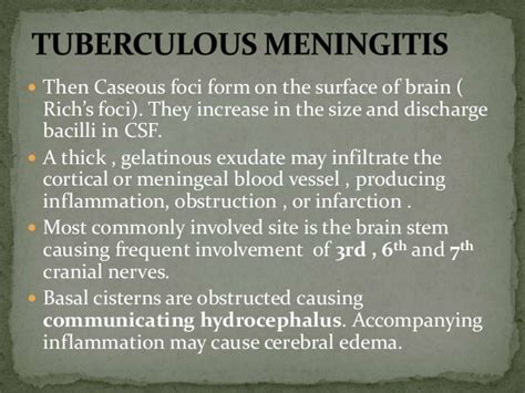 Tuberculous meningitis