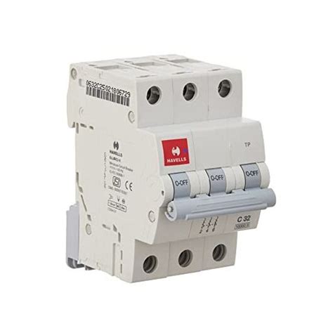 Dukatech 0111 017200 Havells 32A Triple Pole MCB Circuit Breaker