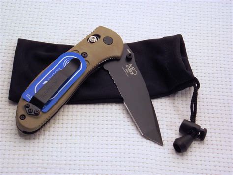 BENCHMADE 553SBKSN GRIPTILIAN TANTO FOLDING KNIFE